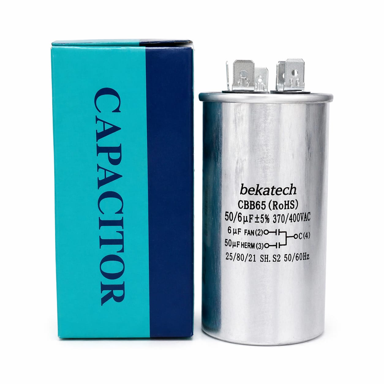 Kapasitör 50+6