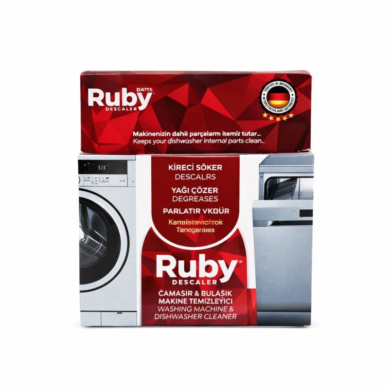 Ruby Parts Çamaşır Bulaşık Makinesi Temizleme Tozu