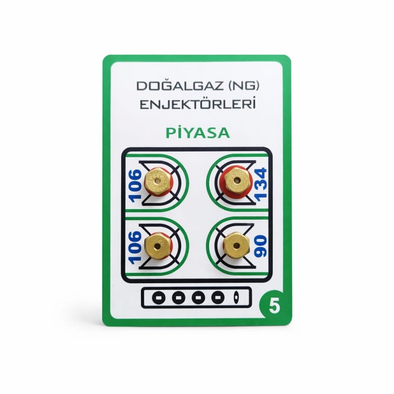 Piyasa Doğalgaz Enjektör 5.5 Mm